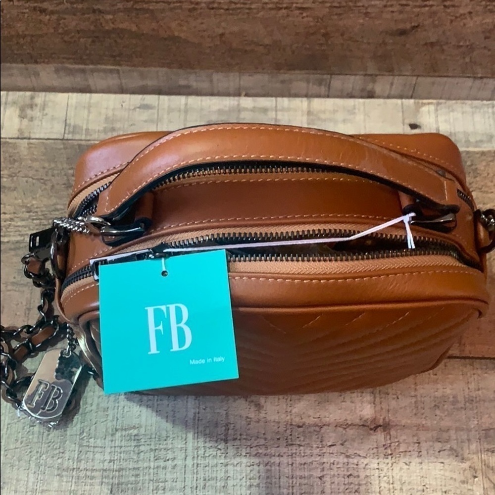 🆕 Federica Bassi Italian Leather Crossbody NWT - Picture 3 of 7